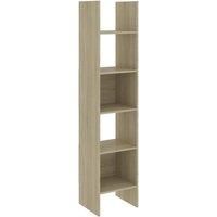 vidaXL Sonoma Oak Bookcase 40 x 35 x 180 cm Chipboard