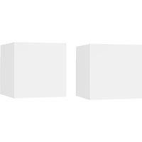 1/2/4x Wall Mounted TV Cabinet Living Room Unit Furniture Multi Colors vidaXL