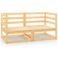 Garden Lounge Set Outdoor Lounge Set Corner Sofa Couch Solid Pinewood vidaXL