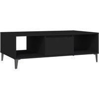 vidaXL Coffee Table Black 103.5x60x35 cm Engineered Wood