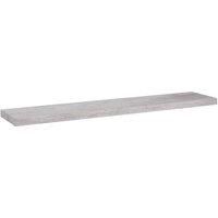 Vidaxl Floating Wall Shelf Concrete Grey 120X23.5X3.8 Cm Mdf, Grey