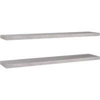 Floating Wall Shelves Bookcase Storage Rack Display Hanging Shelf MDF vidaXL