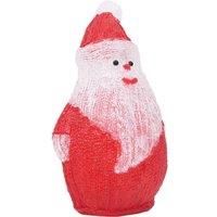 vidaXL LED Christmas Acrylic Santa Figure Indoor and Outdoor 28cm