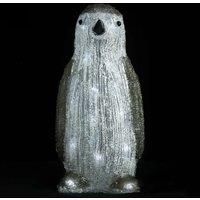 vidaXL LED Christmas Acrylic Penguin Figure Indoor and Outdoor 30cm