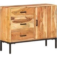 vidaXL Sideboard 88x30x73 cm Solid Acacia Wood