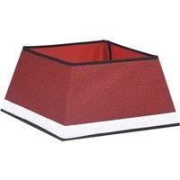 Christmas Tree Skirt Tree Xmas Ornament Base Cover Red&White/Red&Black vidaXL