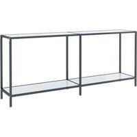 Console Table Tempered Glass Hall Side Table Multi Colours Multi Sizes vidaXL