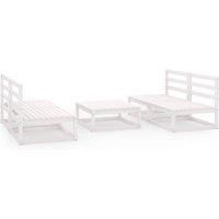 Garden Lounge Set Outdoor Furniture Set Sofa Set 5 Piece Solid Pinewood vidaXL