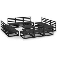 Garden Lounge Set Outdoor Furniture Set Sofa Set 13 Piece Wood Pine vidaXL