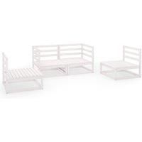 Garden Lounge Set Outdoor Furniture Set Sofa Set 4 Piece Wood Pine vidaXL