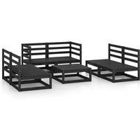 Garden Lounge Set Outdoor Furniture Set Sofa Set 7 Piece Wood Pine vidaXL