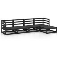Garden Lounge Set Outdoor Furniture Set Sofa Set 5 Piece Wood Pine vidaXL