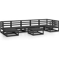 Garden Lounge Set Outdoor Furniture Set Sofa Set 8 Piece Wood Pine vidaXL