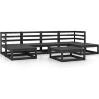 Garden Lounge Set Outdoor Furniture Set Sofa Set 7 Piece Wood Pine vidaXL