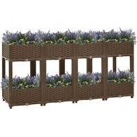 vidaXL Raised Bed 160x40x71cm Polypropylene