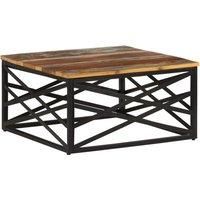vidaXL Coffee Table Solid Reclaimed Wood Living Room End Side Couch
