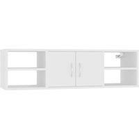 Wall Shelf Wall-Mounted Shelf Storage Display Rack Engineered Wood vidaXL