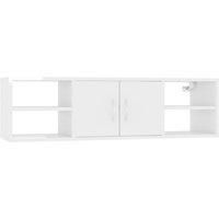 Wall Shelf Wall-Mounted Shelf Storage Display Rack Engineered Wood vidaXL