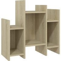 Vidaxl Side Cabinet Sonoma Oak 60X26X60 Cm Engineered Wood, Brown