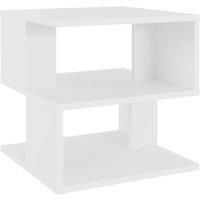 vidaXL Side Table White 40x40x40 cm Engineered Wood