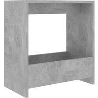 Side Table Concrete Grey 50x26x50 cm Engineered Wood
