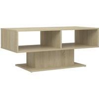 vidaXL Coffee Table Sonoma Oak 103.5x50x44.5 cm Engineered Wood