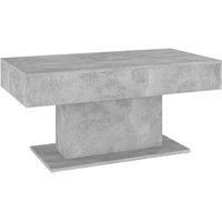 vidaXL Scandinavian Style Coffee Table in Concrete Grey - Compact, Stylish and Durable Living Room Furniture Piece