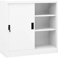 Office Cabinet with Sliding Door Filing Storage Cabinet Multi Colours vidaXL