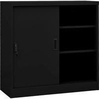 Office Cabinet with Sliding Door Filing Storage Cabinet Multi Colours vidaXL