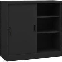 Office Cabinet with Sliding Door Filing Storage Cabinet Multi Colours vidaXL
