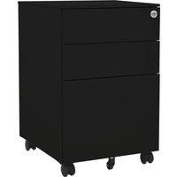 Mobile File Cabinet Office Storage Filing Cabinet White/Light Grey vidaXL