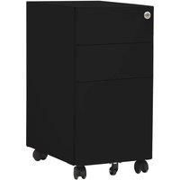 Mobile File Cabinet Steel Office Storage Filing Cabinet Multi Colours vidaXL