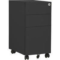 Mobile File Cabinet Steel Office Storage Filing Cabinet Multi Colours vidaXL
