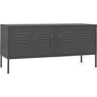 vidaXL TV Cabinet Anthracite 105x35x50 cm Steel