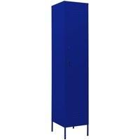 vidaXL Locker Cabinet Navy Blue 35x46x180 cm Steel