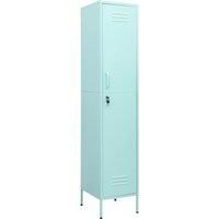 Locker Cabinet Steel Storage Office Home Cabinet Storage Organiser vidaXL