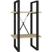 4-Tier Book Cabinet Grey 40x30x140 cm Engineered Wood vidaXL