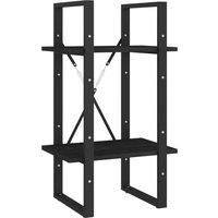 4-Tier Book Cabinet Grey 40x30x140 cm Engineered Wood vidaXL