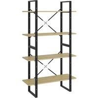Book Cabinet Home Storage Rack Bookcase Book Shelf Engineered Wood vidaXL
