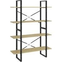 Book Cabinet Home Storage Rack Bookcase Book Shelf Engineered Wood vidaXL