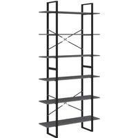 High Cabinet Bookcase Storage Cabinet Display Rack Shelving Bookshelf vidaXL