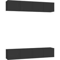 4x TV Cabinets Chipboard Furniture TV Stand Multi Colours Multi Sizes vidaXL