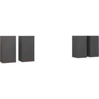 4x TV Cabinets Engineered Wood TV Unit Furniture Multi Colours/Sizes vidaXL