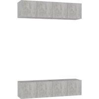 4x TV Cabinets Chipboard Furniture TV Stand Multi Colours Multi Sizes vidaXL