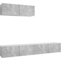 TV Cabinet Set 2 Piece Chipboard TV Cabinet Multi Colours Multi Sizes vidaXL