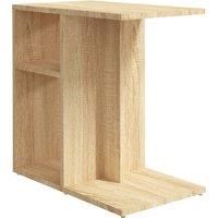 vidaXL Side Table Sonoma Oak 50x30x50 cm Engineered Wood