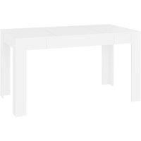 vidaXL Dining Table White 140x74.5x76 cm Engineered Wood