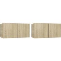 Hanging TV Cabinet Entertainment Centre Wall TV Unit Wall TV Stand vidaXL