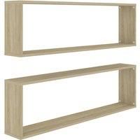 Wall Shelves Floating Rack Display Shelf Bookshelf Engineered Wood vidaXL