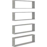 Wall Shelves Floating Rack Display Shelf Bookshelf Engineered Wood vidaXL